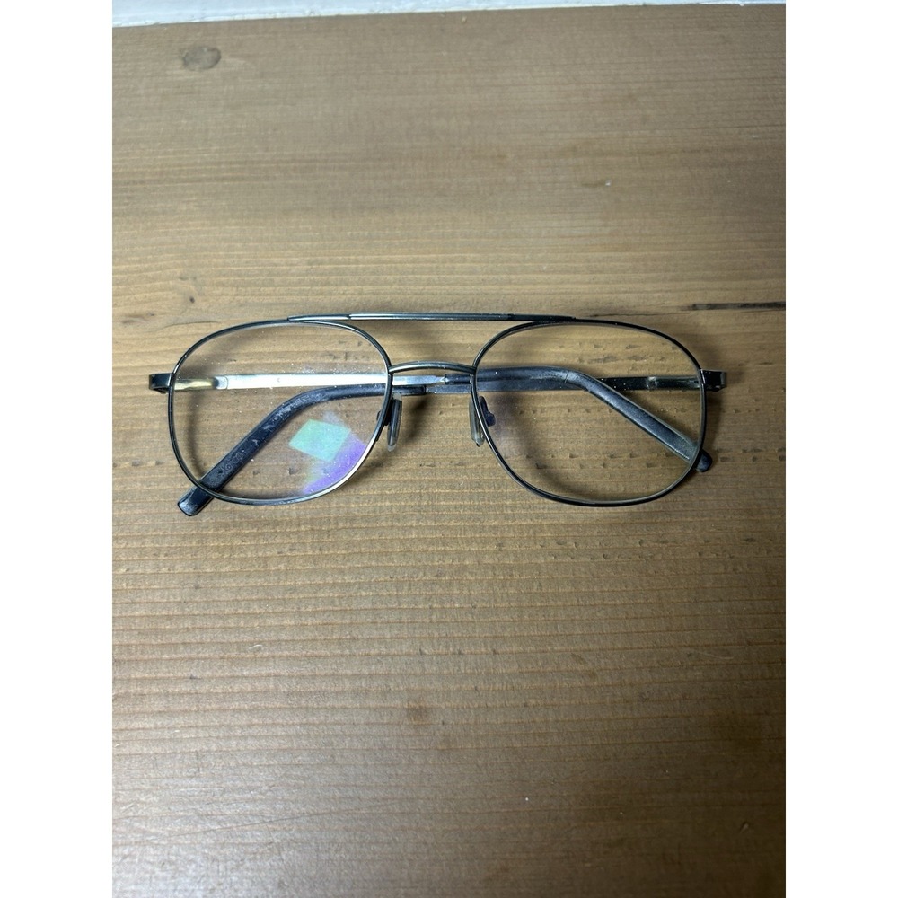 Frame Korea Aviator Eyeglass‎ Frames With Black Leather Case